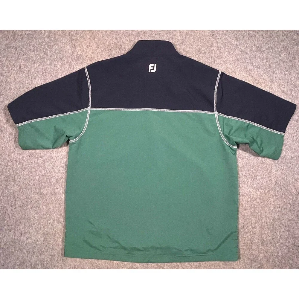 FootJoy Sport Short Sleeve Golf Windshirt PGA National Resort Green  Size XL